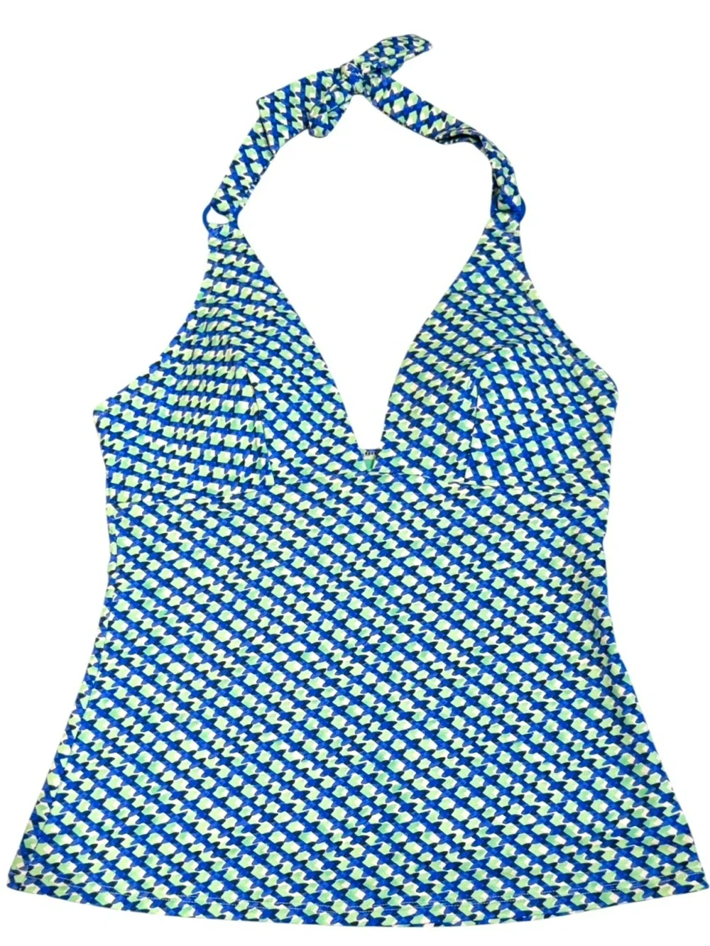 Tommy Bahama Palm Modern Mosaic Pool Ring Tankini Top